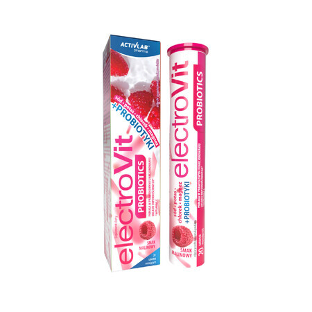 Activlab Pharma ElectroVit Probiotics, raspberry flavor, 20 effervescent tablets