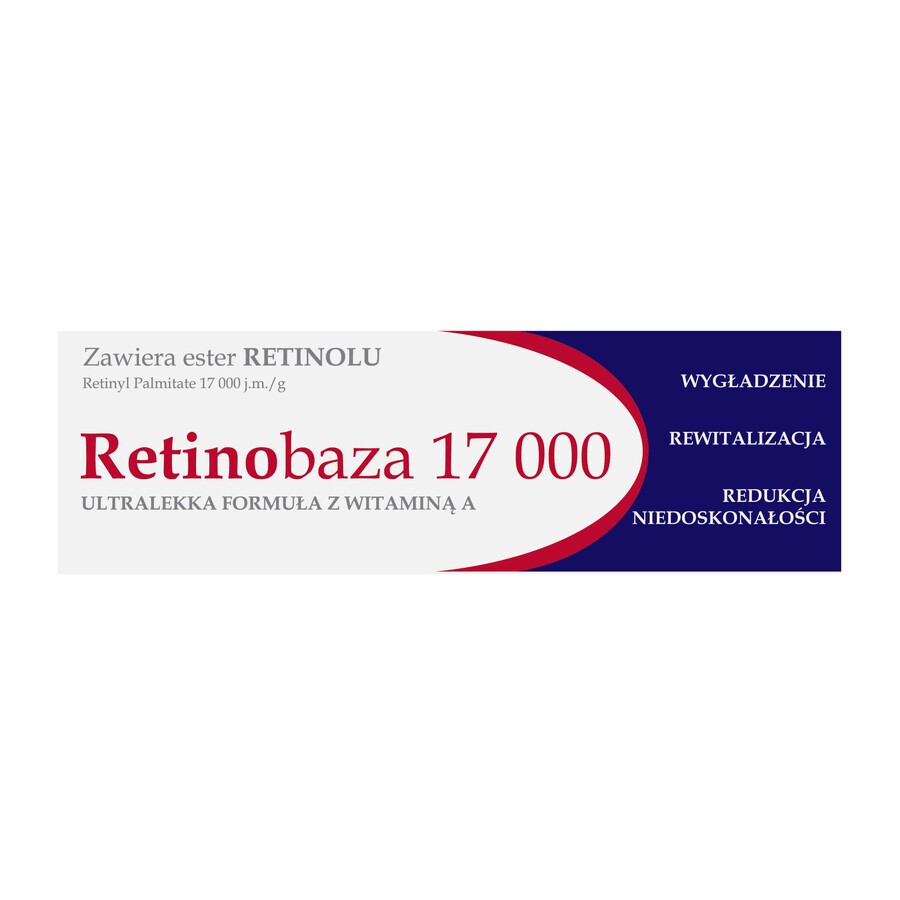 Retinobaza 17000, crème pharmaceutique à la vitamine A, 30 g