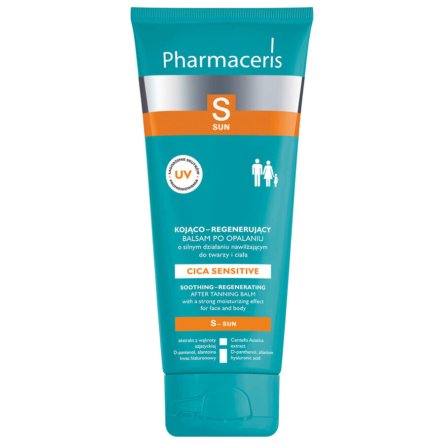 Pharmaceris S, loción calmante y regeneradora para después del sol, 200 ml