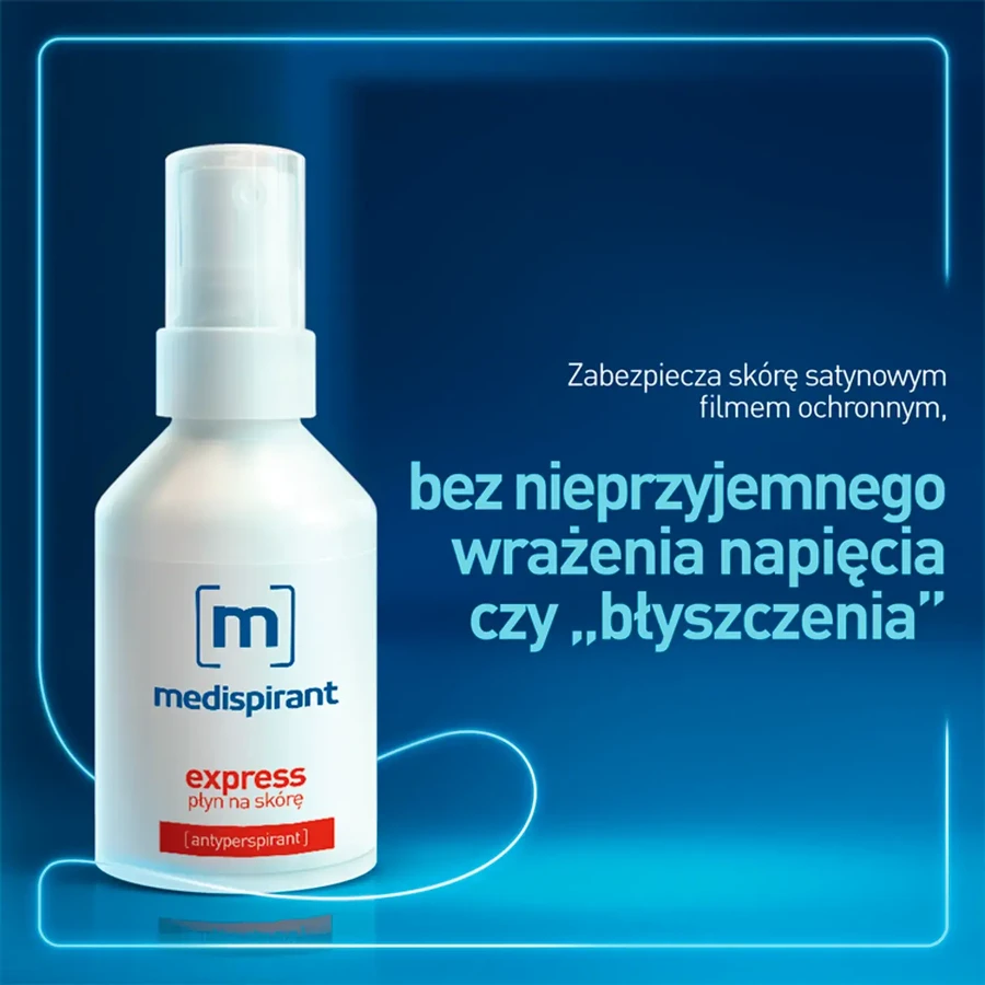 Medispirant Express, płyn na skórę, antyperspirant, 50 ml KRÓTKA DATA: ceny i cechy