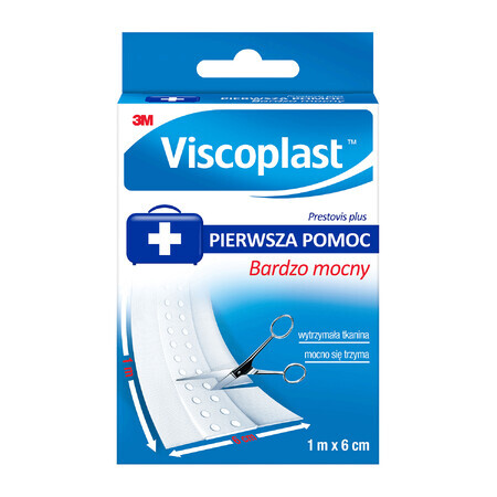 Viscoplast Prestovis Plus - Extra starker Schnittverband, 1m x 6cm, 1 Stück