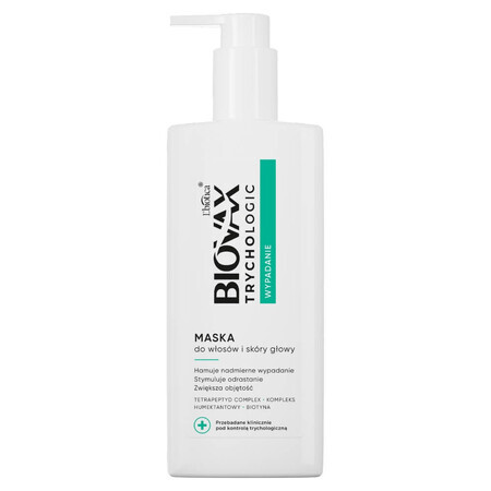 Biovax Trychologic Prolapse Haar- und Kopfhautmaske, 200 ml - Langfristig!