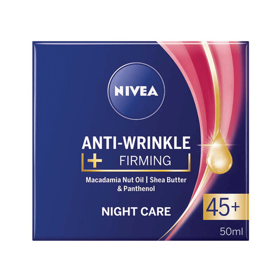 Crema antirid de noapte Firming 45+, 50 ml, Nivea