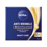 Revitalisierende Anti-Falten-Nachtcreme 55+, 50 ml, Nivea
