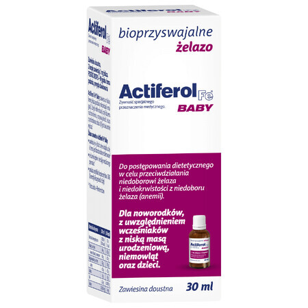 Actiferol Fe Baby, 30ml - Dugi termin wanoci!