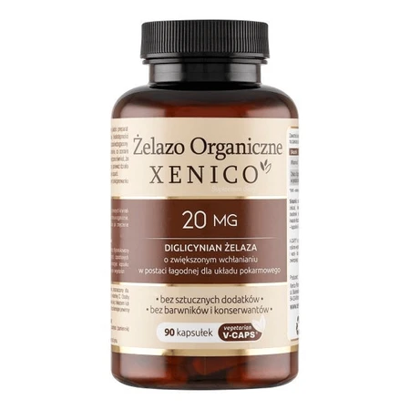Xenico, elazo Organiczne, 90 kapsuek