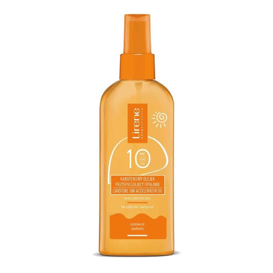 Lirene Sun, caroteen bruiningsolie, SPF 10, 150 ml