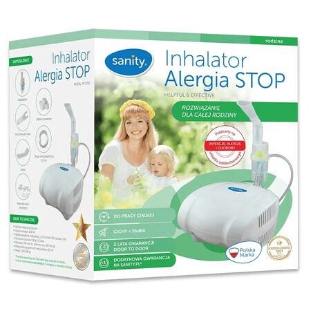 Sanity Alergia Stop A500LW00, Kompressor-Inhalator