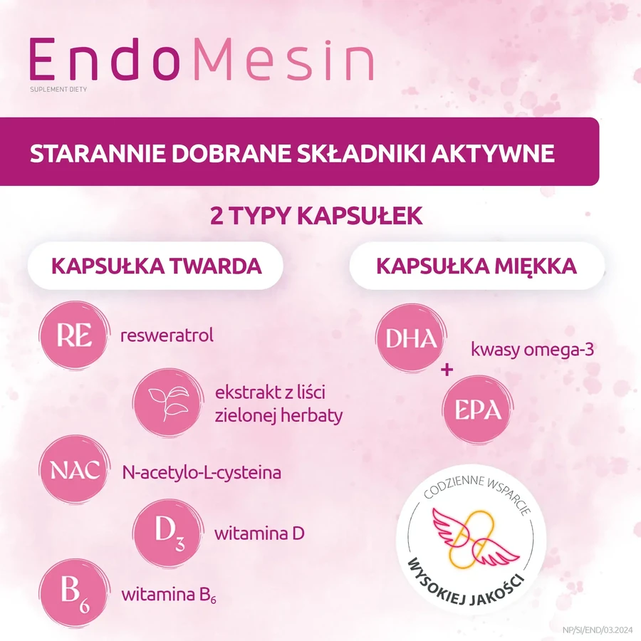 EndoMesin, 60 harde capsules + 60 zachte capsules