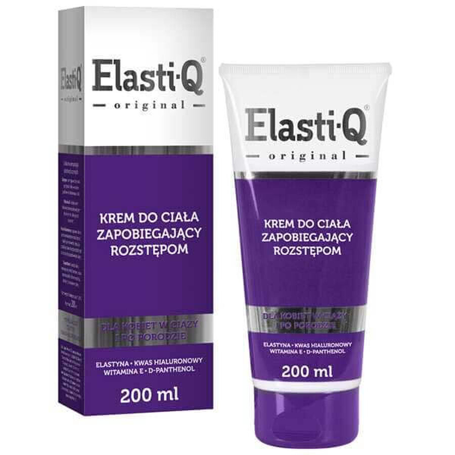 Elasti-Q Original, Körpercreme gegen Dehnungsstreifen, 200 ml SHORT DATE