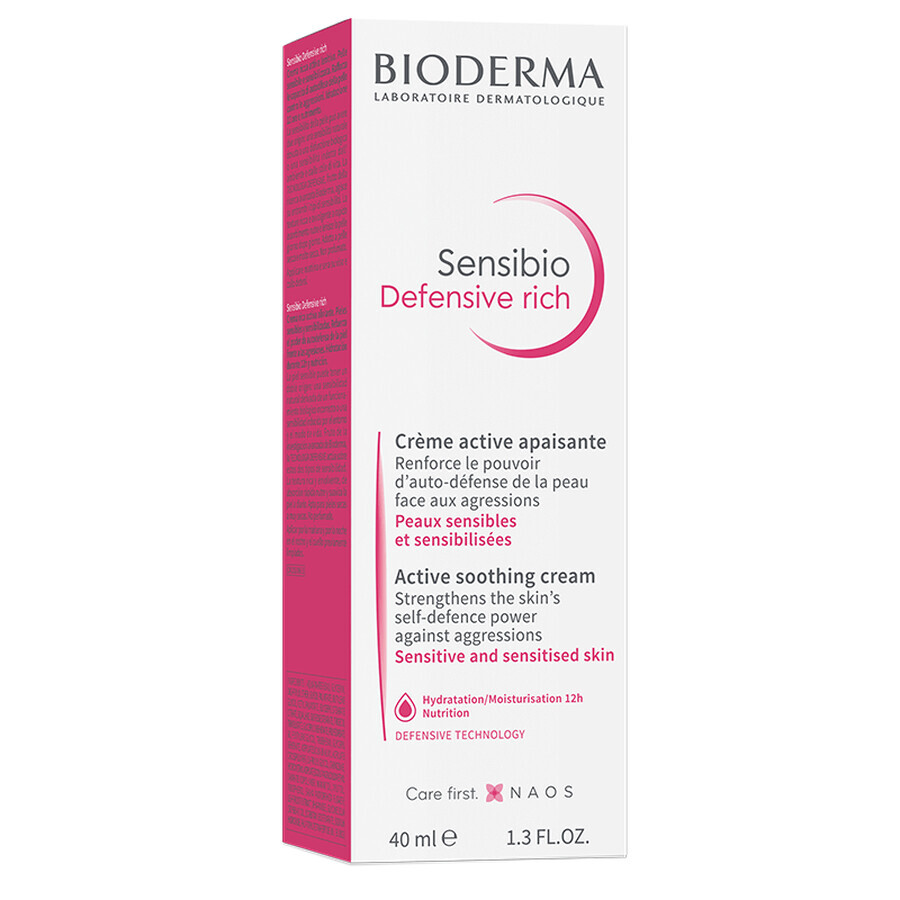 Bioderma Sensibio Beruhigende Creme Defensiv Reichhaltig, 40 ml