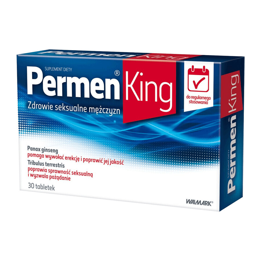 Permen King, 30 Tabletten VERUNREINIGTE VERPACKUNG