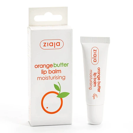 Moisturizing lip balm with orange, 10 ml, Ziaja