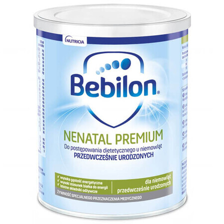 Bebilon Nenatal Premium, pentru copii cu greutate mică la naștere născuți prematur, 400 g SHORT DATE