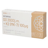 SEMA Lab Vitamin D3 2000 IU + K2 (MK-7) 100 µg, 60 Weichkapseln SHORT DATE