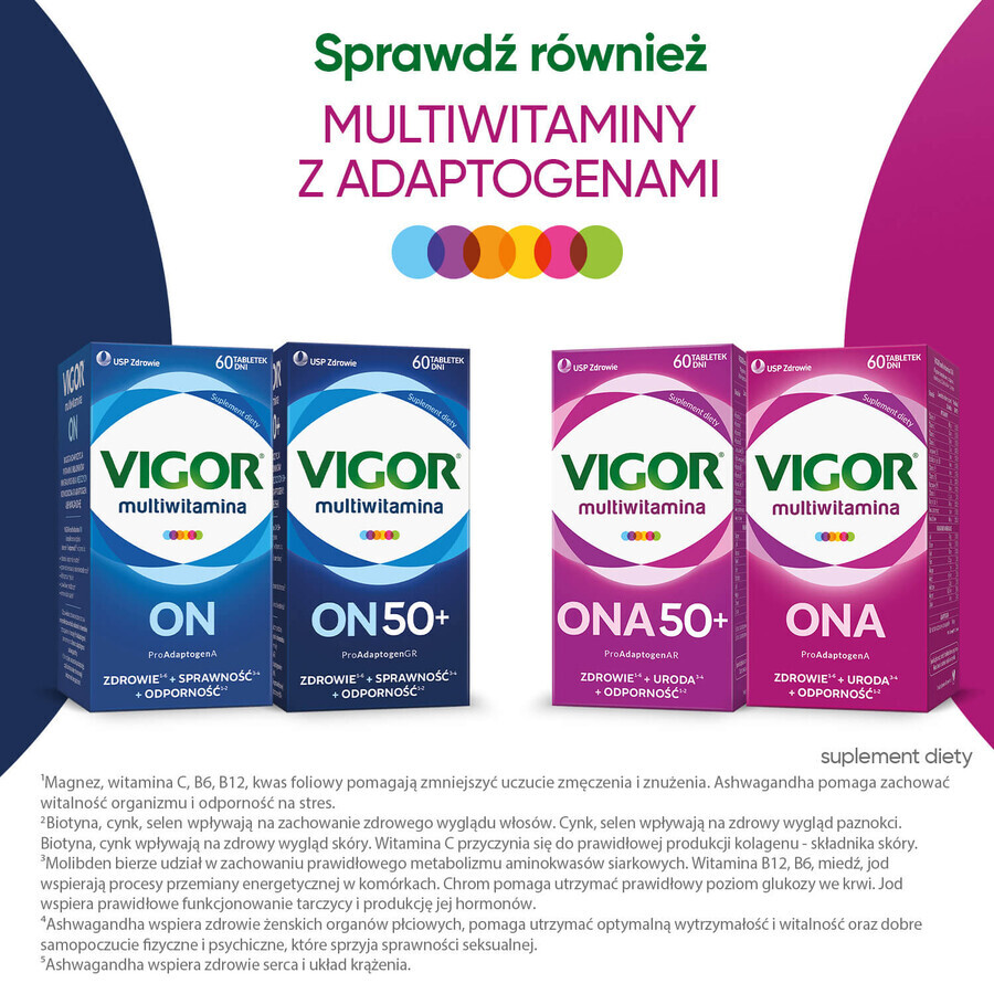 Vigor Multivitaminico Ona, 60 compresse CONFEZIONE DEPOSITATA