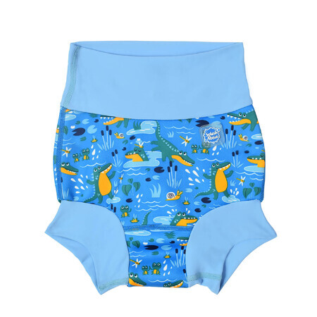 Splash About, Happy Nappy, couche de natation, Crocodiles, 0-3 mois, taille S, 1 pièce EMBALLAGE ENDOMMAGÉ