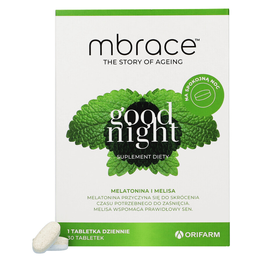 Mbrace Gute Nacht, 30 Tabletten SHORT DATE