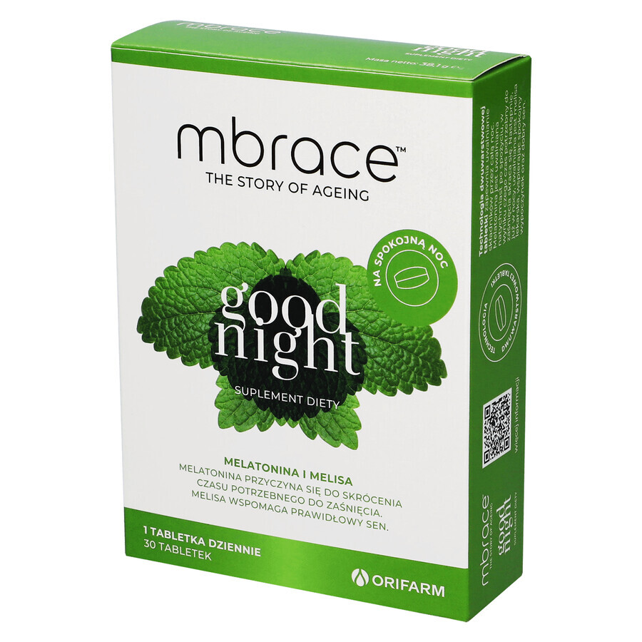 Mbrace Gute Nacht, 30 Tabletten SHORT DATE