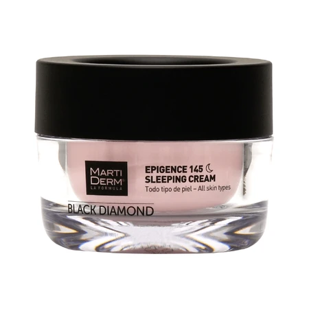 MartiDerm Black Diamond Epigence 145 Sleeping Cream, Anti-Aging-Nachtcreme für das Gesicht, 50 ml VERBRAUCHSFREIE VERPACKUNG