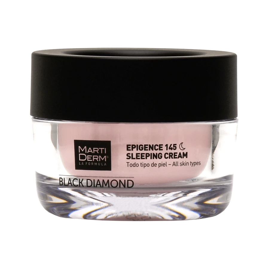 MartiDerm Black Diamond Epigence 145 Sleeping Cream, Anti-Aging-Nachtcreme für das Gesicht, 50 ml VERBRAUCHSFREIE VERPACKUNG