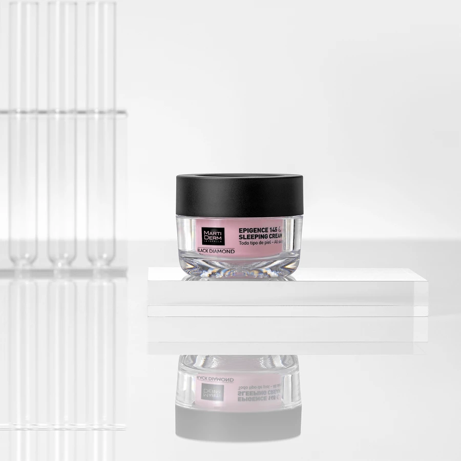 MartiDerm Black Diamond Epigence 145 Sleeping Cream, Anti-Aging-Nachtcreme für das Gesicht, 50 ml VERBRAUCHSFREIE VERPACKUNG