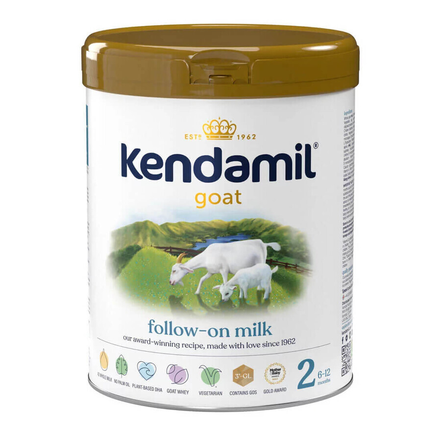 Kendamil Goat 2, Folgemilch mit Ziegenmilch, nach 6 Monaten, 800 g