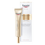 Eucerin Hyaluron Filler + Elasticity, straffende Anti-Falten Augencreme, SPF 20, 15 ml