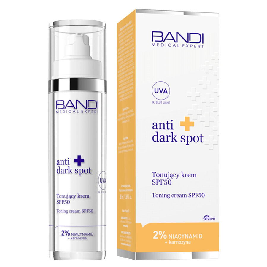 Bandi Medical Expert Anti Dark Spot, tonic cream, SPF 50, 50 ml