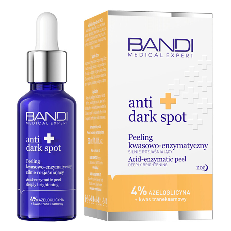 Bandi Medical Expert Antimanchas Oscuras, peeling ácido-enzimático fuertemente aclarante, 30 ml