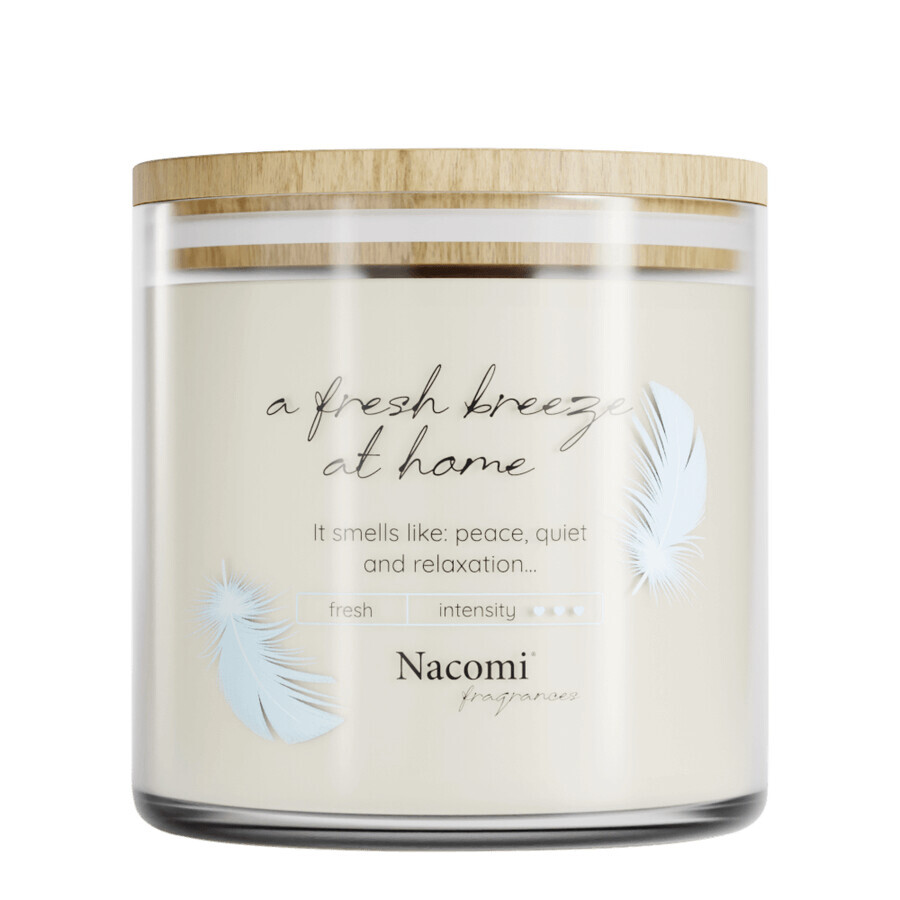 Nacomi Fragrances, Soja-Duftkerze, Eine frische Brise zu Hause, 450 g