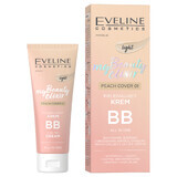 Eveline Cosmetics My Beauty Elixir, cremă BB hrănitoare, acoperire piersică nr 01 light, 30 ml