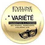 Eveline Cosmetics Variete, base de maquillaje mineral en polvo, nº 01 light, 8 g