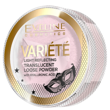 Eveline Cosmetics Variete, loser lichtreflektierender Puder, transparent, 6 g