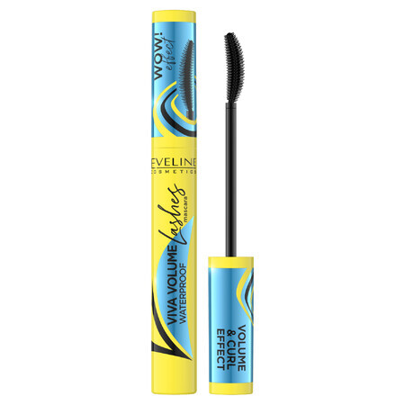 Eveline Cosmetics Viva Volume Lashes, wasserfeste, volumengebende Wimperntusche, 10 ml