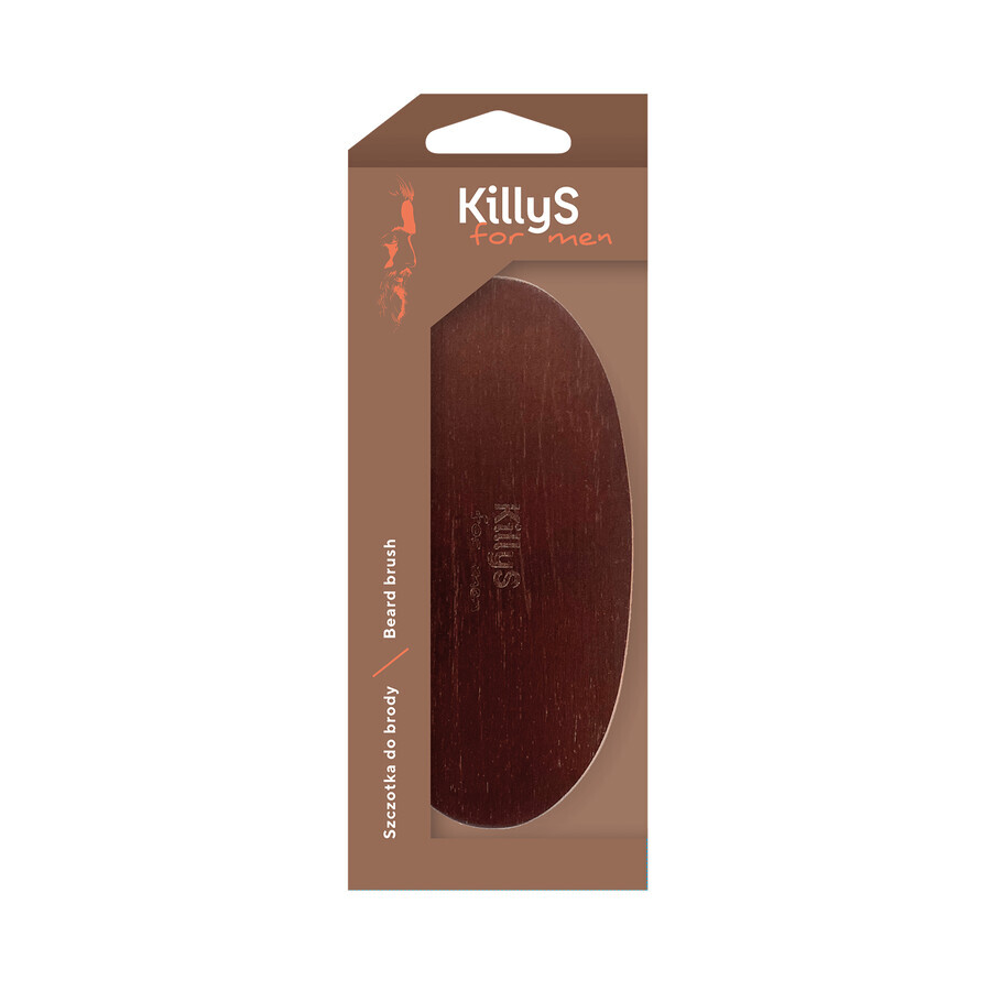 KillyS For Men, wooden beard brush