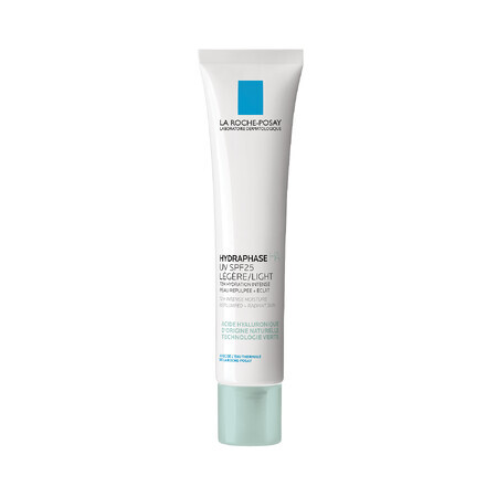 La Roche-Posay Hydraphase HA UV, crema idratante leggera e intensiva con filtro UV, SPF 25, 40 ml