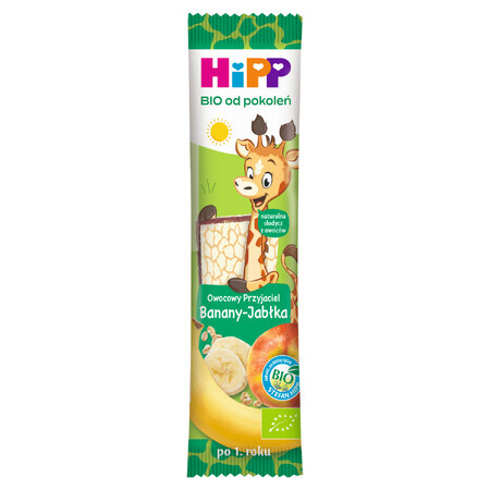 HiPP BIO Owocowy Przyjaciel Bio-Riegel, Banane, Apfel, nach 1 Jahr, 23 g