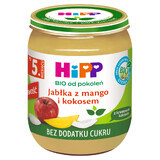 HiPP Fruit Bio, Apfel mit Mango und Kokosnuss, nach 5 Monaten, 160 g