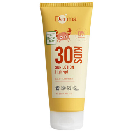 Derma Sun Kids, cremă solară pentru copii, SPF 30, 200 ml