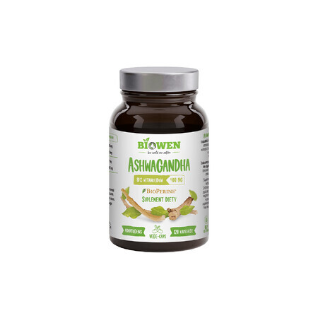 Biowen Ashwagandha, 120 capsules