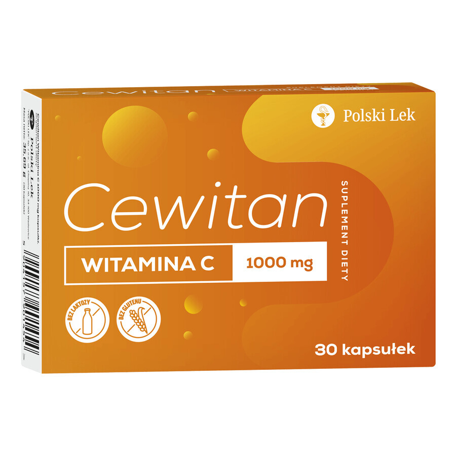 Cewitan Vitamin C 1000 mg, 30 capsules