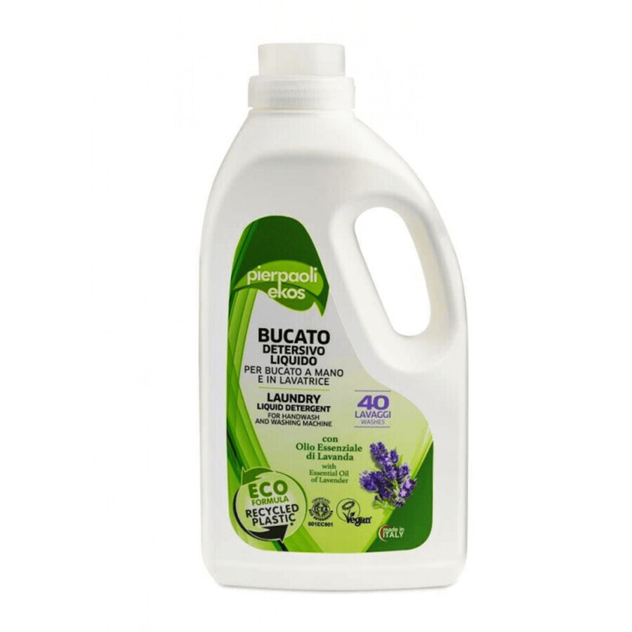 Pierpaoli Ekos, hand and machine washing liquid with lavender oil, Eco, 2 l