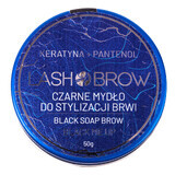 Lash Brow, schwarze Augenbrauen-Stylingseife, Keratin + Panthenol, 50 g