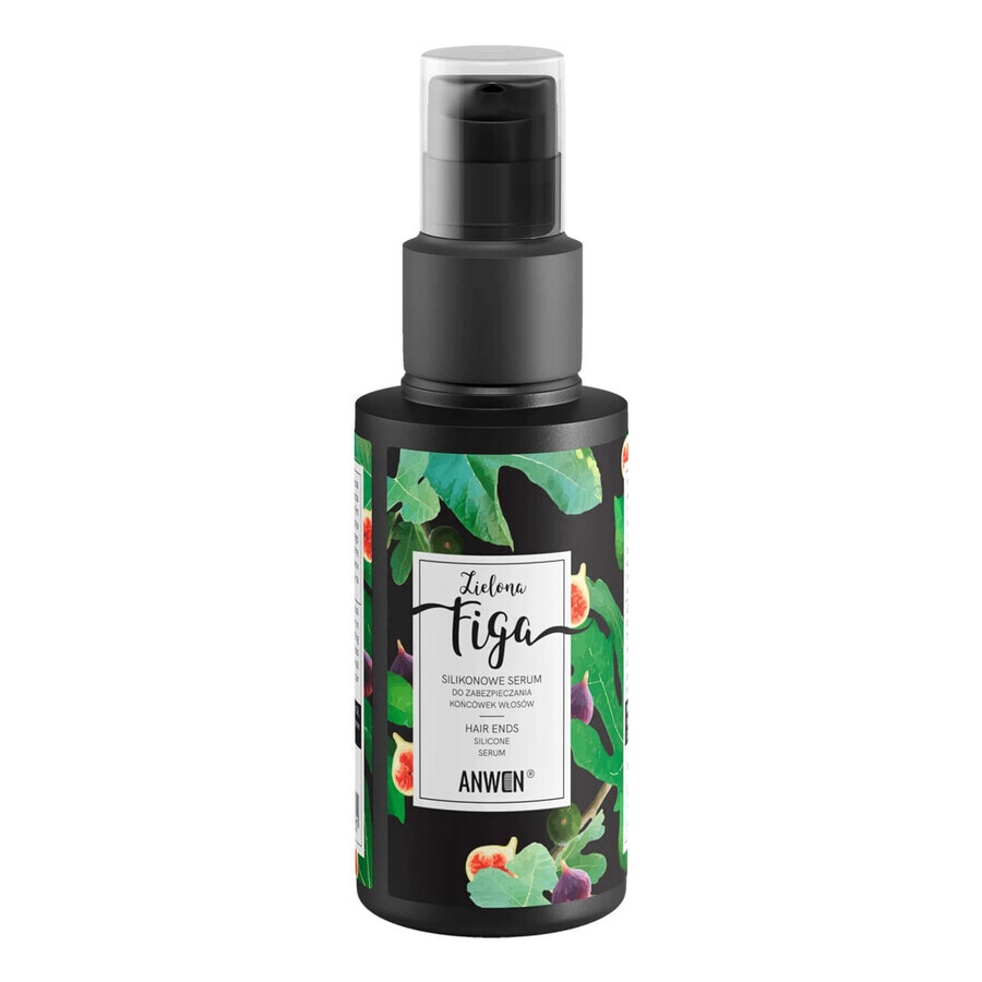 Anwen Green Fig, siero al silicone per proteggere le punte dei capelli, 50 ml