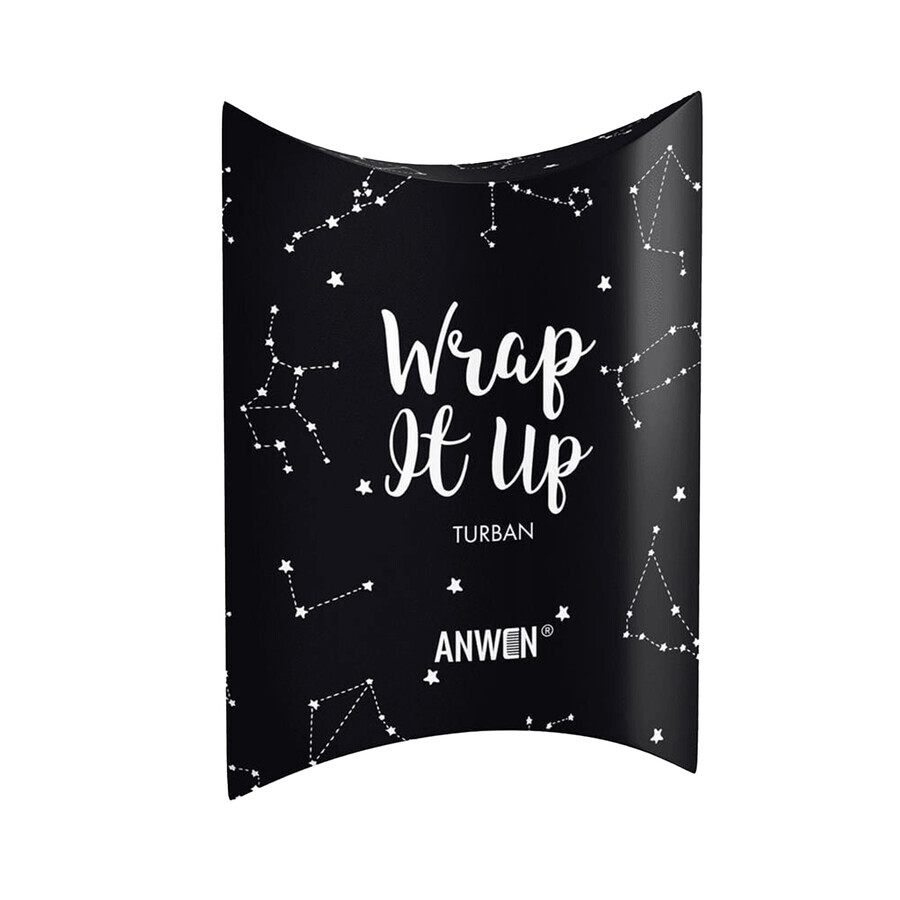 Anwen Wrap It Up Hair Turban Black 1pc