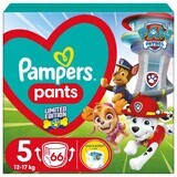 Pampers Pants, diapers, Psi Patrol, size 5, 12-17 kg, 66 pcs