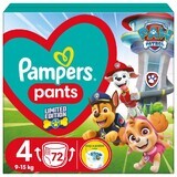 Pampers Pants, diapers, Psi Patrol, size 4, 9-15 kg, 72 pcs