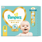 Pampers Premium Care, scutece, mărimea 2, 4-8 kg, 136 buc