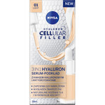 Nivea Hyaluron Cellular Filler 3in1, Serum-Primer, helle Farbe, 30 ml